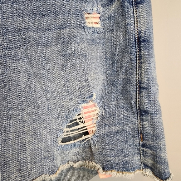 Stylish Blue Denim Jeans with Plaid Accent. Marca Joe Boxer. Size 16W. - Picture 9 of 9